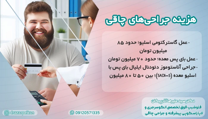 هزینه انجام جراحی چاقی در ایران