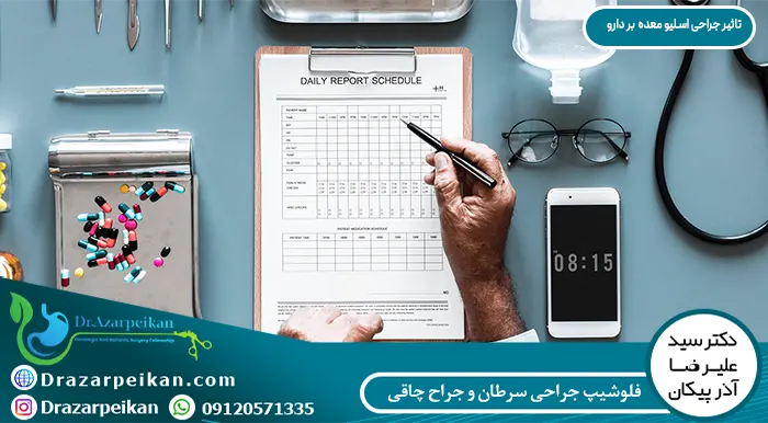 جراحی اسلیو معده تاثیر جراحی اسلیو معده با دارو