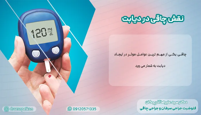 نقش چاقی در دیابت نقش چاقی در دیابت