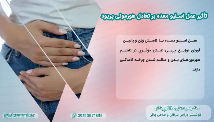 تأثیر عمل اسلیو معده بر تعادل هورمونی تأثیر عمل اسلیو معده