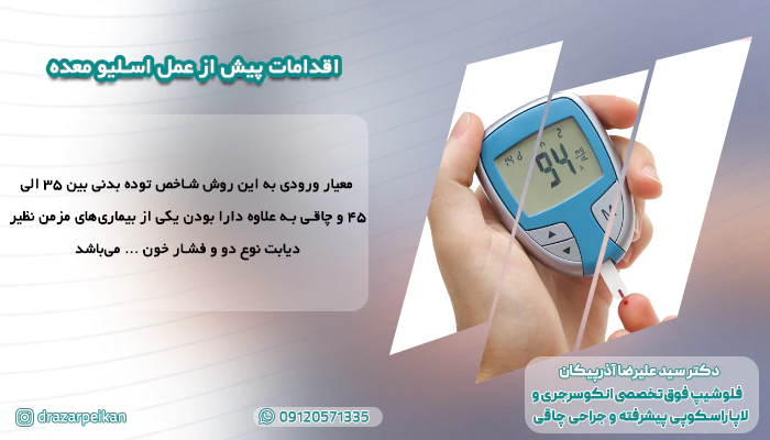 اقدامات پیش از عمل اسلیو