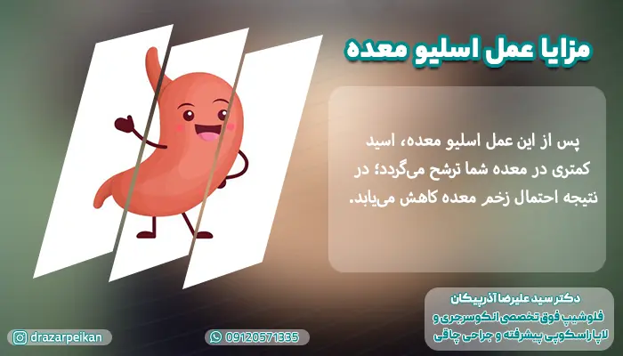 مزایا عمل اسلیو معده کدام اند؟