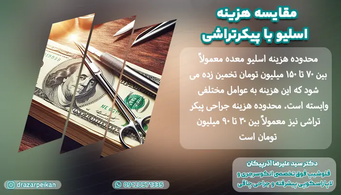 مقایسه هزینه اسلیو با پیکرتراشی