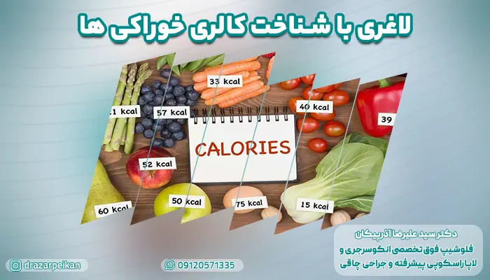 کاهش وزن با رژیم کالری شماری: لاغری با شناخت کالری خوراکی ها