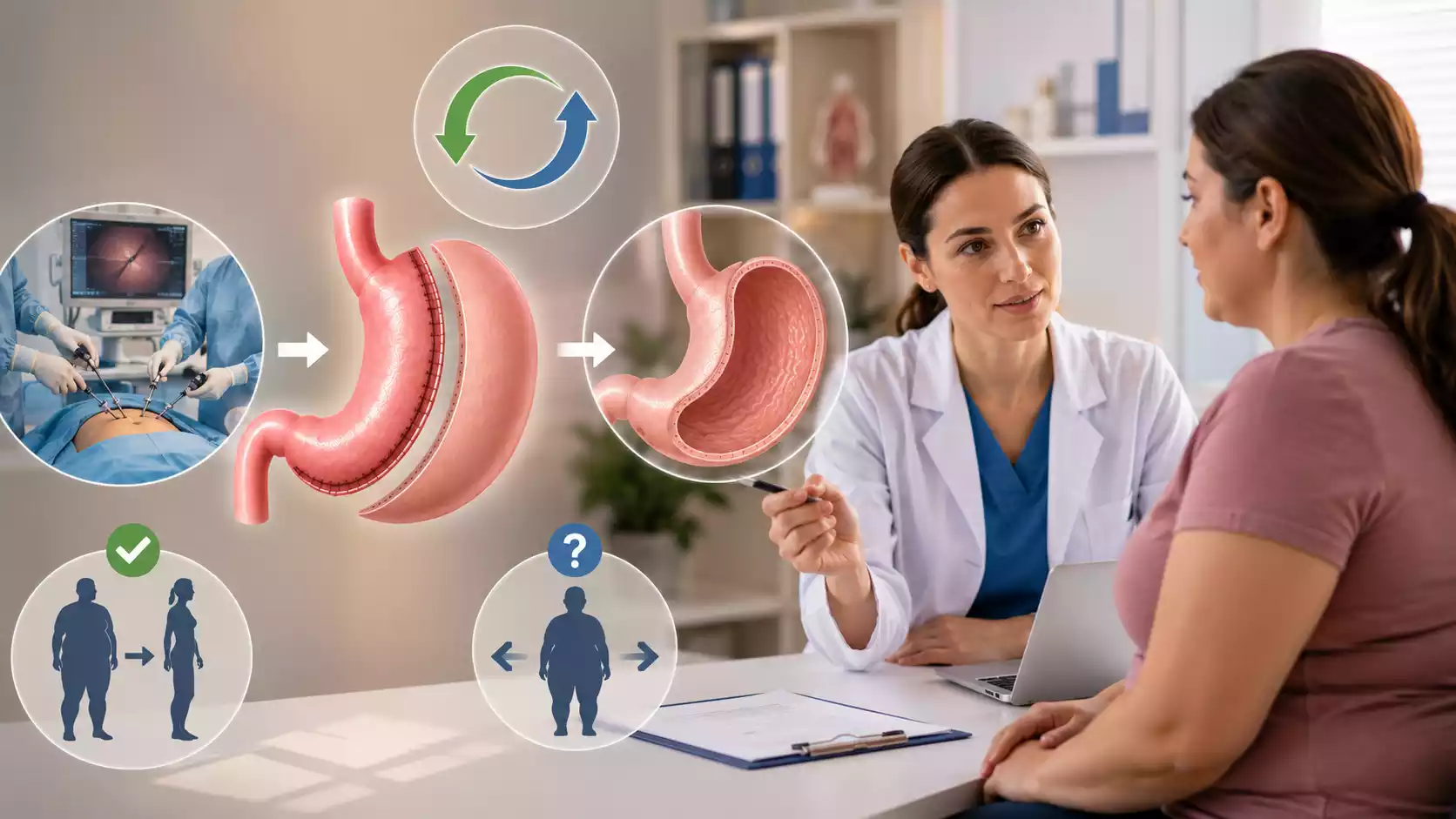 آیا عمل پلیسه معده قابل بازگشت (Reversible) است؟
